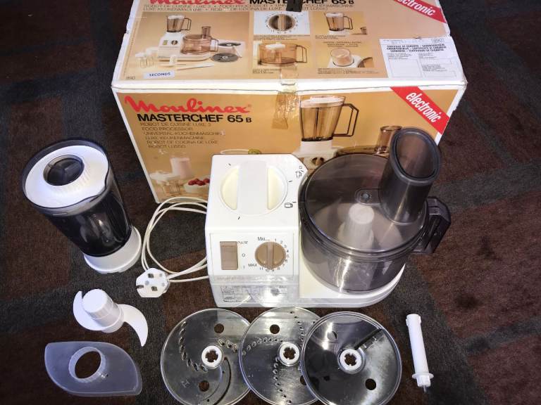Moulinex Masterchef 65 Food Processor and Blender working, original box