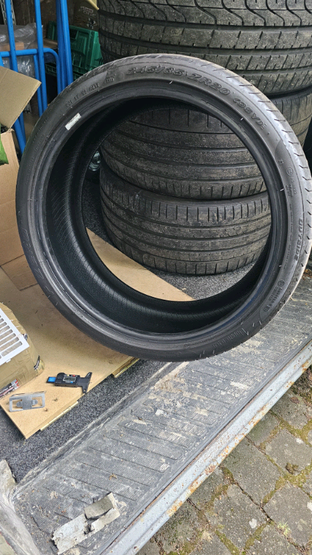 Pirelli P zero 245 35 20 PZ4 6.66mm depth tread delivery for extra