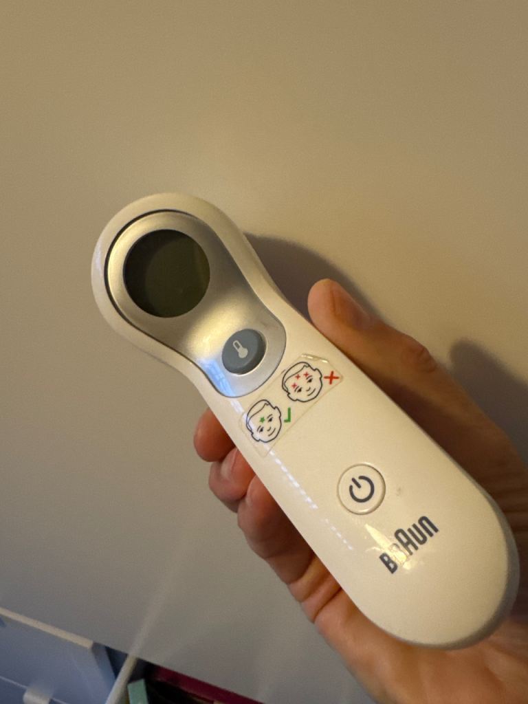 Braun Baby toddler thermometer for head