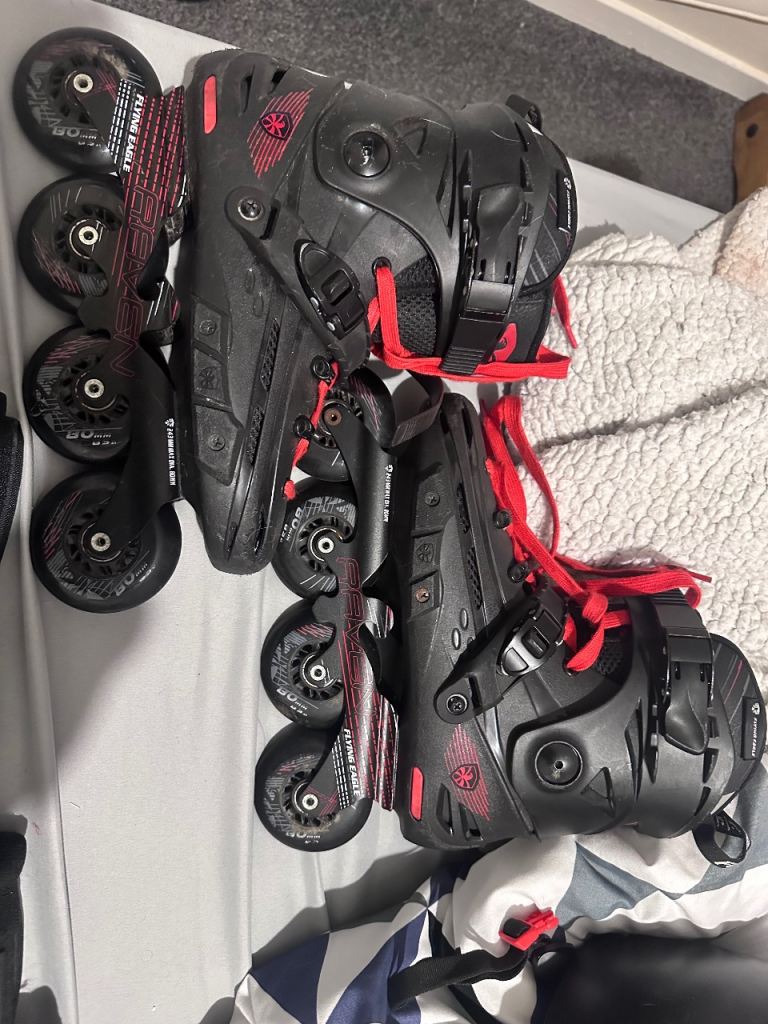 FR Skates Inline Skates with Helmet and Pads – Good Condition