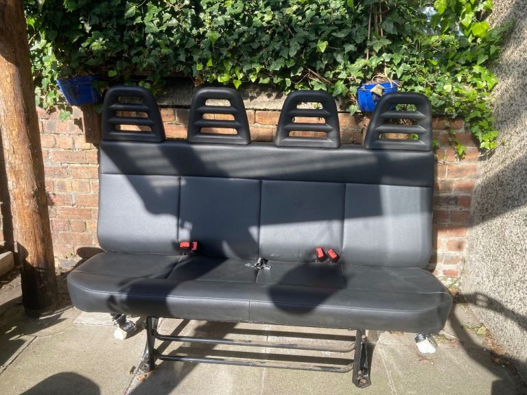 Van seats - full width, 4 seat belts