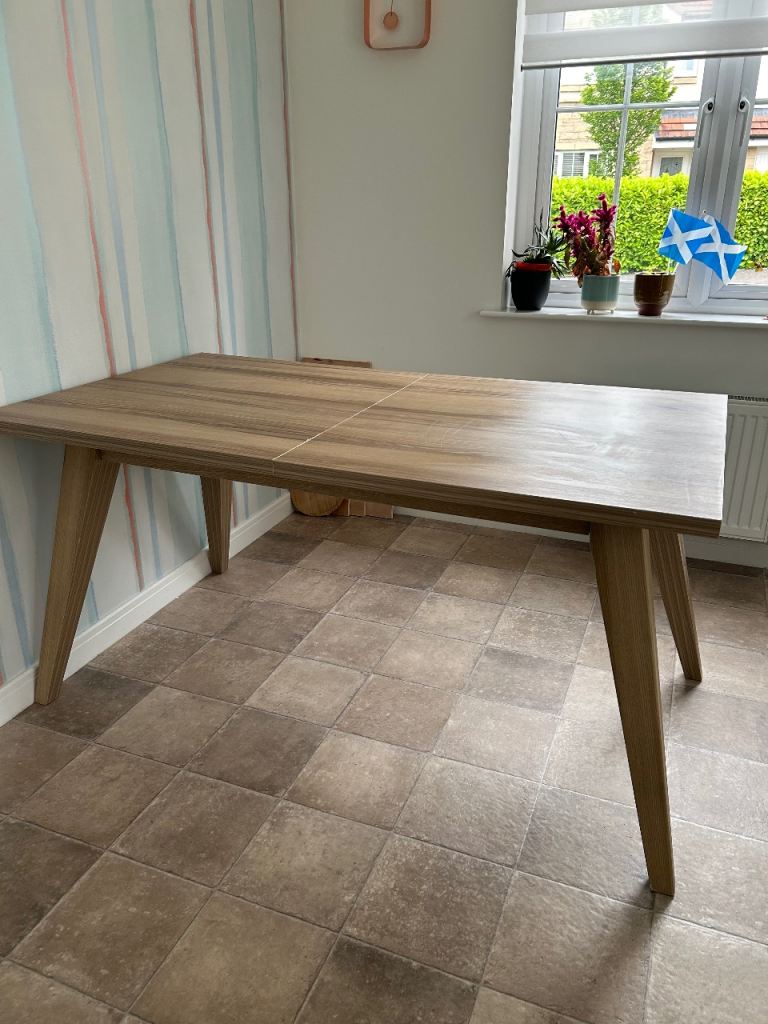 Extending dining table, scandi style from Next