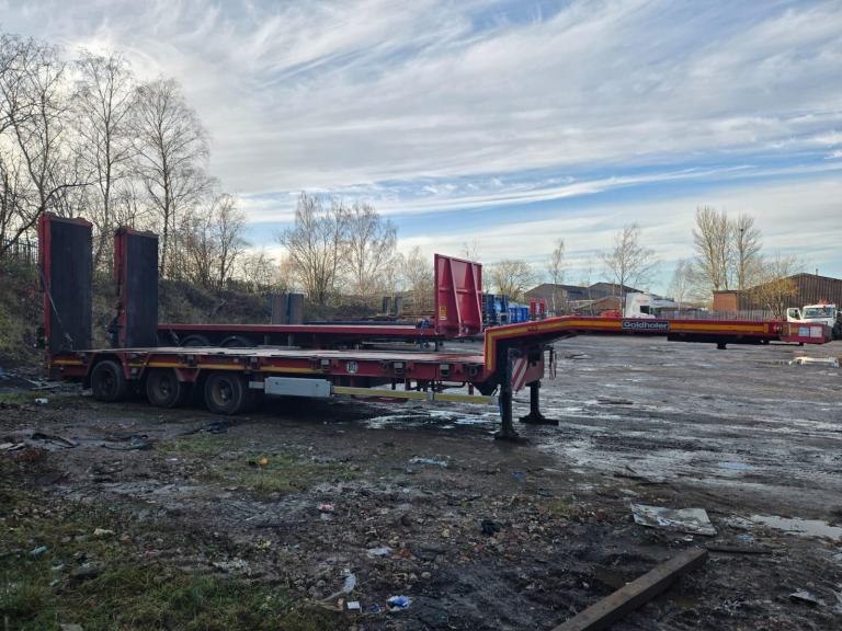 GOLDHOFER STN L3A 2017 STEPFRAME TRIAXLE EXTENDABLE LOW LOADER TRAILER