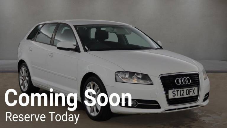 2012 Audi A3 1.4 TFSI Sport 5dr [Start Stop] HATCHBACK PETROL Manual