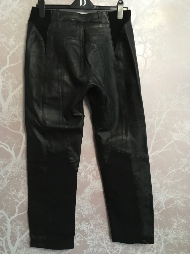 Ladies leather motorcycle trousers