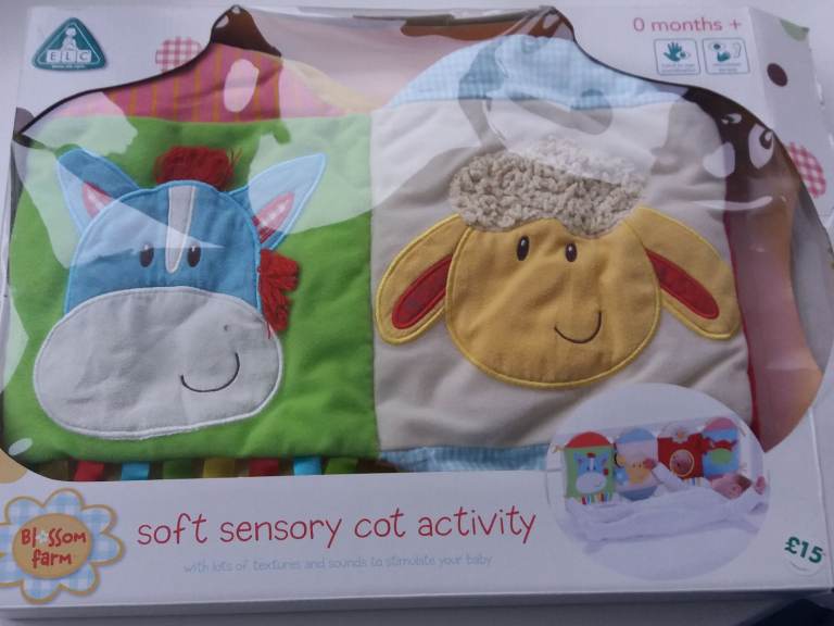 Blossom Farm soft sensory cot activity - 0 months +