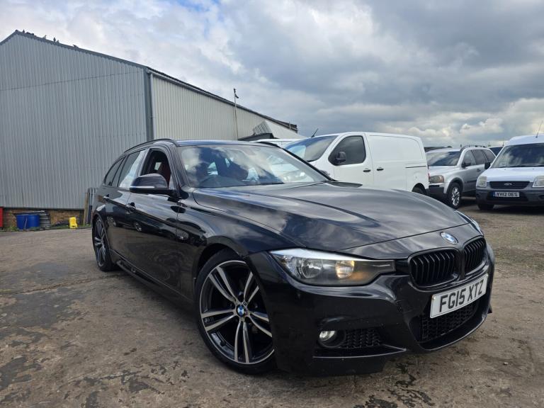 BMW 320D ONE OWNER M SPORT ESTATE ULEZ COMPLIANT RED LEATHERS MANUAL