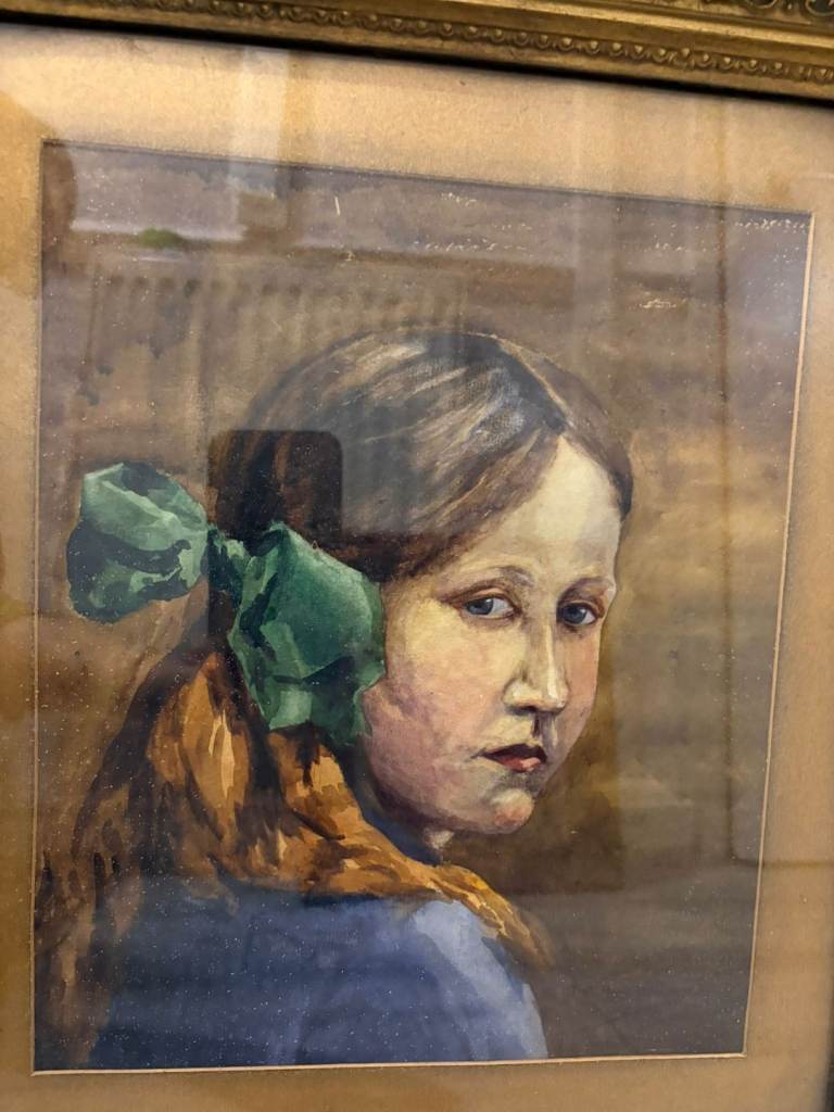 Antique Hand Painting 