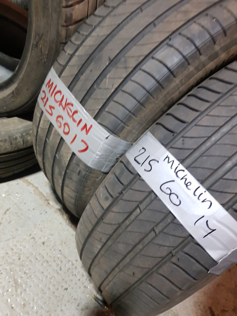 215 60 17 Michelin Nearly NEW Tyres SALE ONLY £35 each fitted and balanced open 7 days a week 