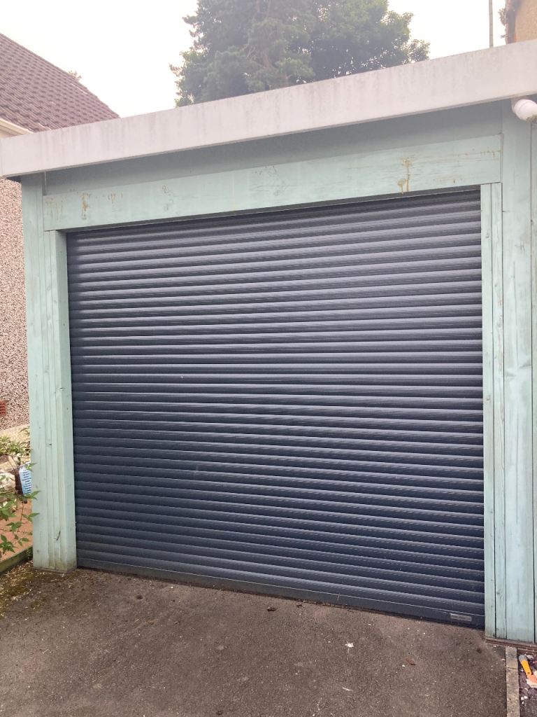 Rolla Door UK Electric Roller Garage Door - Grey, Good Condition