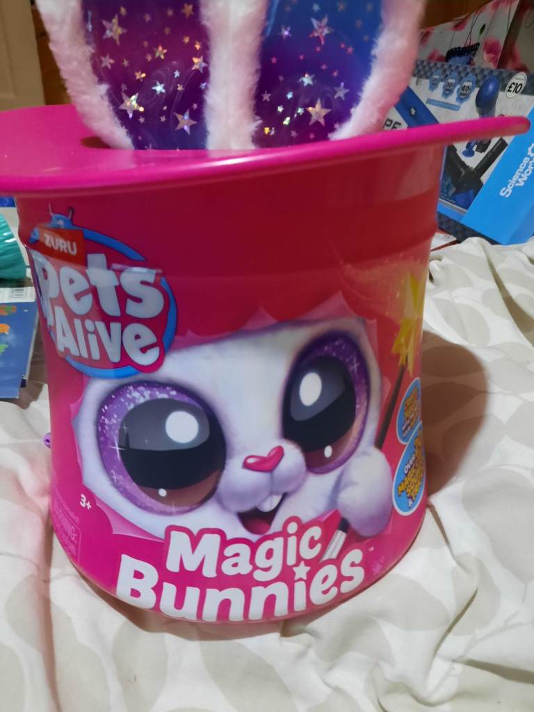 Zuru Pets Alive Magic Bunnies – New, Pink Interactive Toy