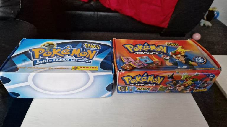 Collectors items pokemon staks and advanced staks empty boxes and empty ...