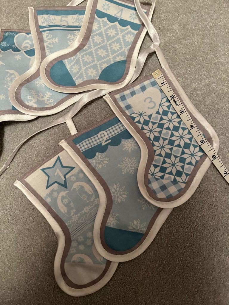 24 Beautiful Mini Advent Stockings 