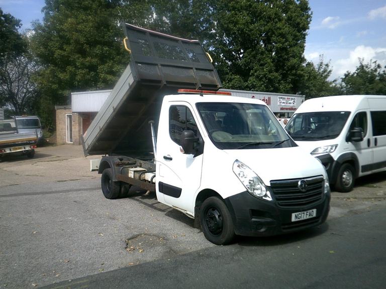 Vauxhall Movano TIPPER,2017,17 REG,WHITE,ONLY 61,000 MILES,AIR CON,CLEAN VAN
