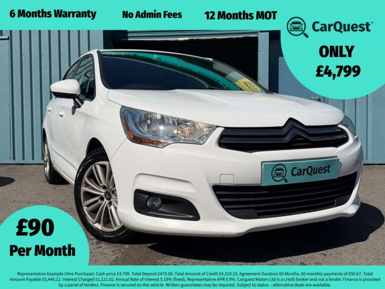 2014 Citroen C4 1.6 HDi VTR+ 5dr HATCHBACK DIESEL Manual
