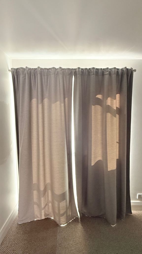 Grey Curtains – Good Condition