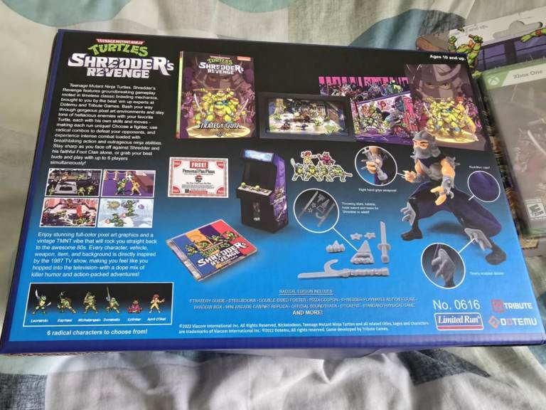 Teenage Mutant Ninja Turtles Shredder's Revenge Radical Edition Xbox BRAND NEW