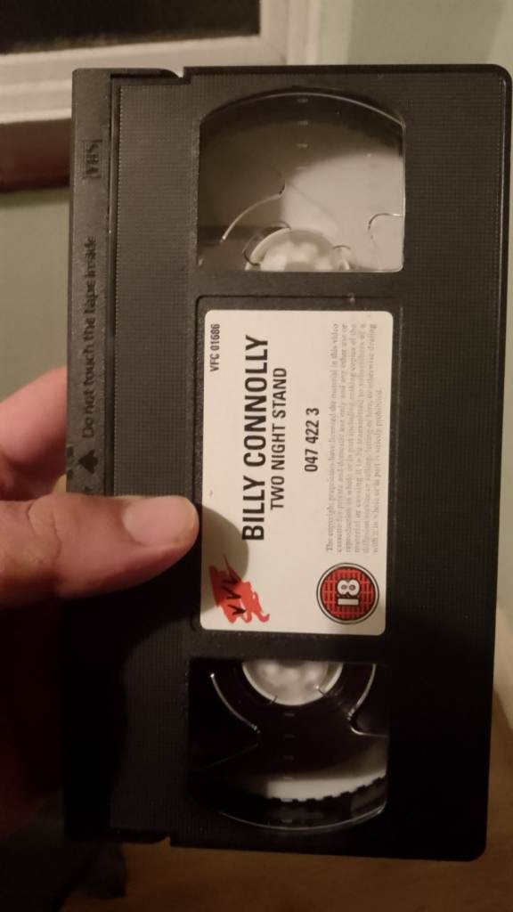 Billy Connolly Two night stand live from London and Glasgow VHS from 1997 l