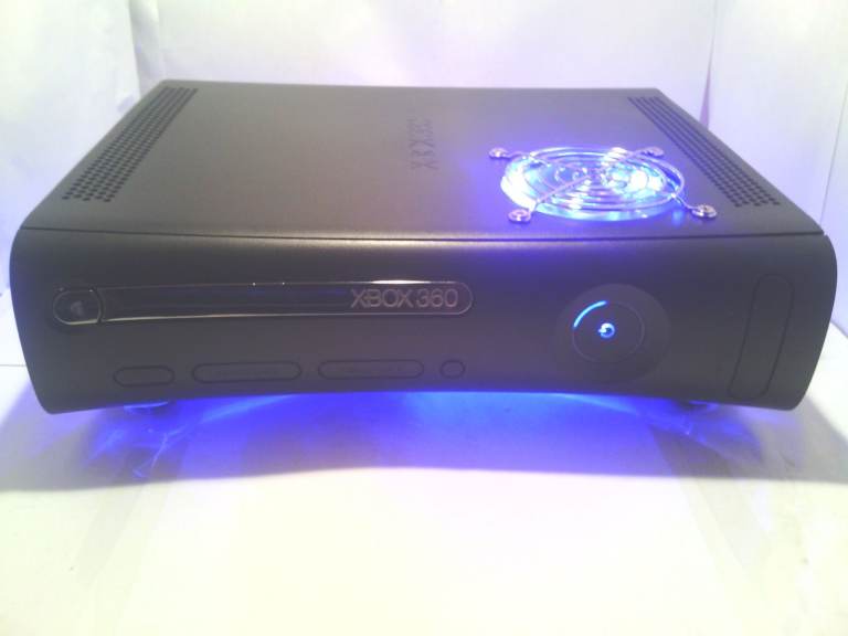 Xbox 360 Console With EXTRA COOLING FANS & LED LIGHTS *FULL WARRANTY INCLUDED*