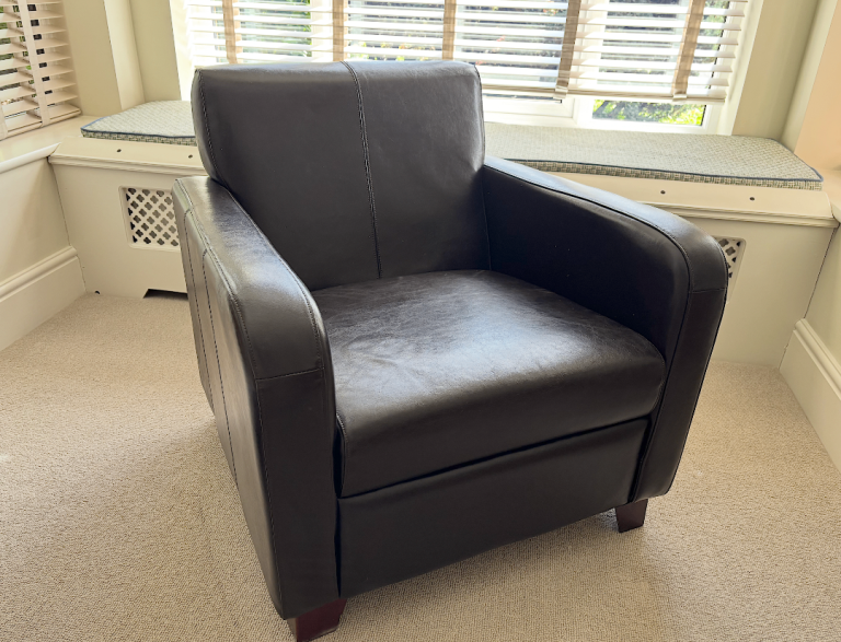 Small leather chair