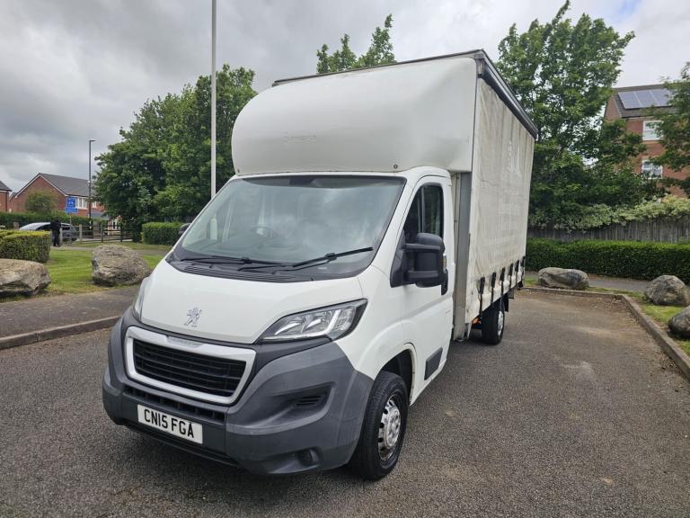 PEUGEOT BOXER 2.2 HDI CURTAINSIDE 15FT BOX MOT 06/27 1 OWNER COMPANY OWNED 