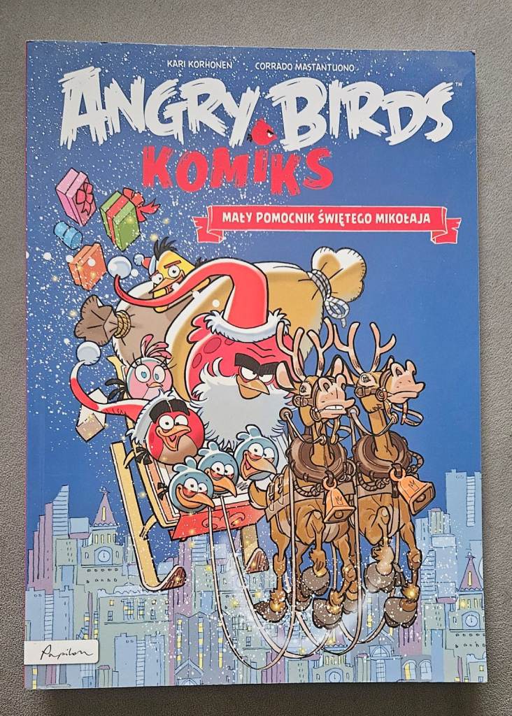 Angry Birds. Komiks. Mały pomocnik Świętego Mikołaja / kids book / used twice