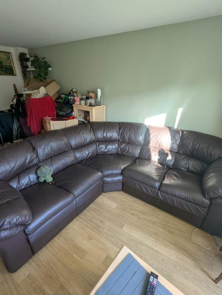 Corner Leather Sofa Ono