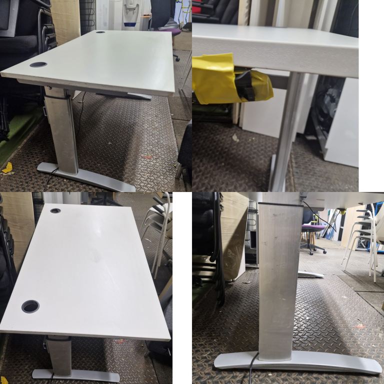 Electric sit and stand riser desk (plastic broken but works absolutely fine) FREE DELIVERY UK