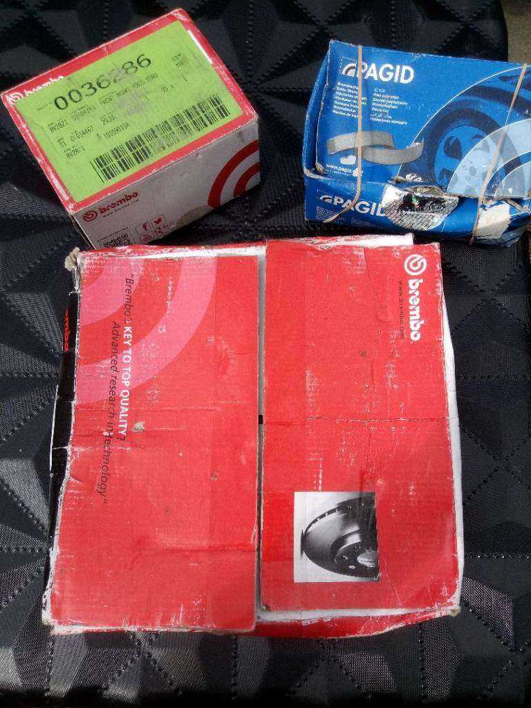 Ford Fiesta MK4 Job Lot parts Brembo Pagid Brake Disc Pads Front Rear Drum Haynes Manual Oil Filter