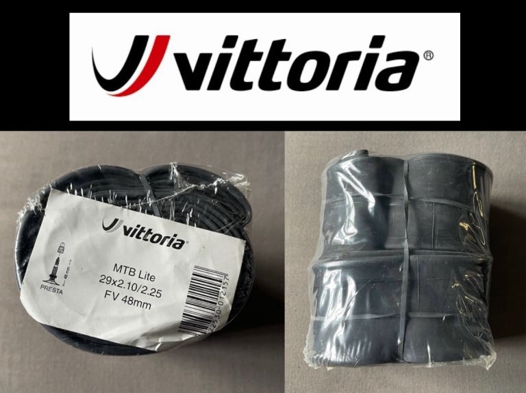 New 2 x Vittoria 29” Inner Tubes 29” x 2.10” / 2.25” Presta Hardtail Mountain Bike Downhill DH Tube