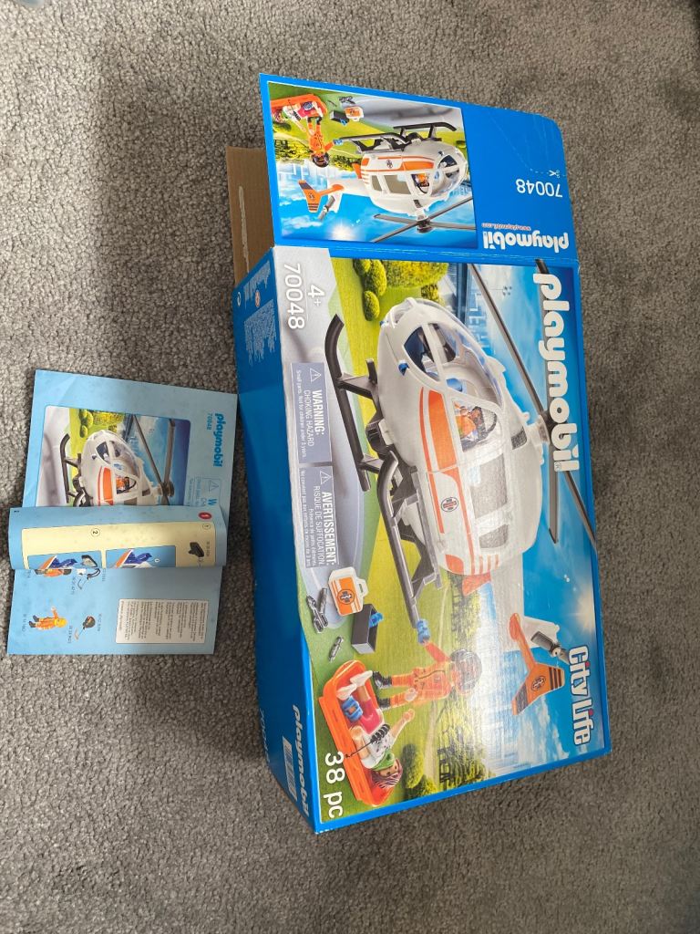 image for Playmobil Helicopter 