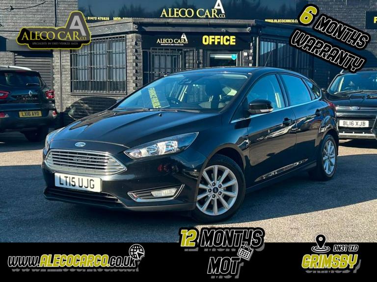 FORD FOCUS 1.5 TDCi Titanium Black Manual Diesel 2015