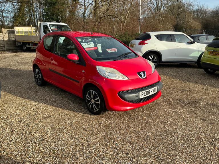 2008 Peugeot 107 1.0 Urban 3dr HATCHBACK Petrol Manual