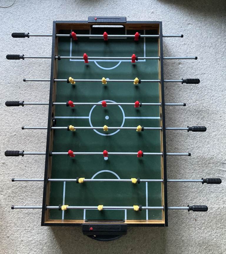 TABLE FOOTBALL GAME FOOSBALL BABY FOOT KIDS SPORT INDOOR SOCCER KICKER TOY MATCH VGC