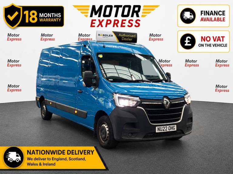 2022 Renault Master LM35 ENERGY dCi 150 Business Medium Roof Van PANEL VAN Diesel Manual