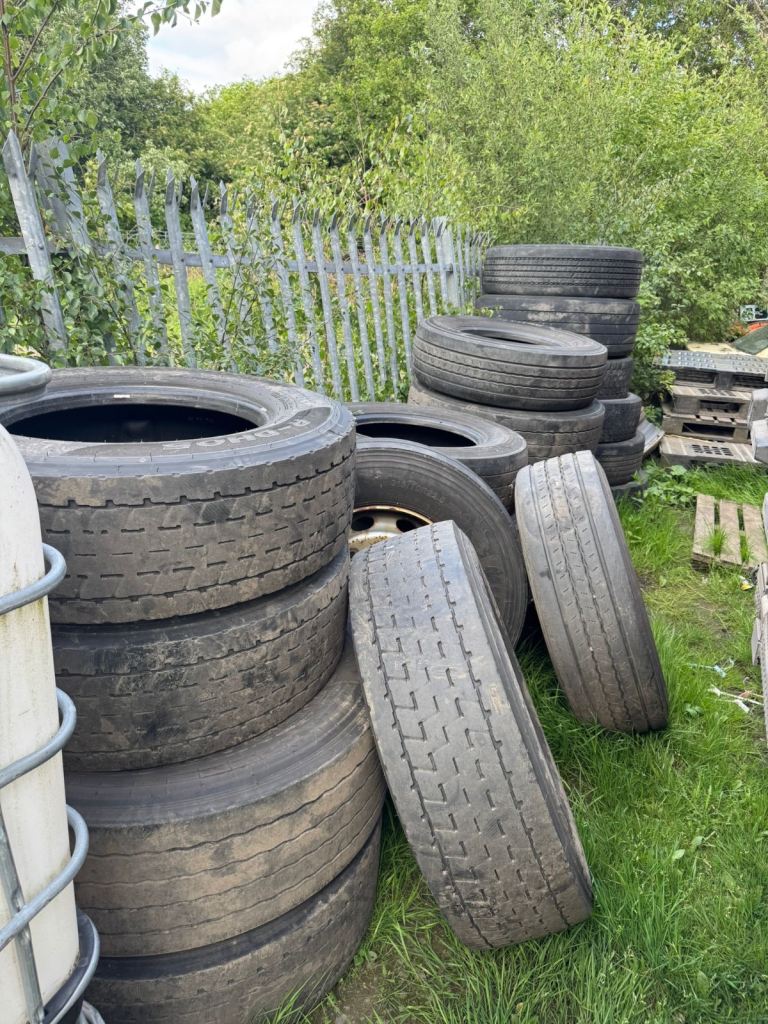 Used truck tyres available for collection 