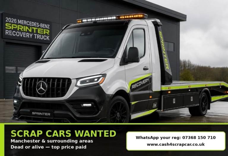 Scrap Cars, Vehicles wanted, Mot failures,4x4’s,vans within Greater Manchester!
