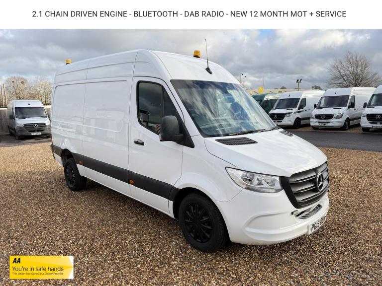 2019 Mercedes-Benz Sprinter 2.1 316 CDI Panel Van 5dr Diesel Manual RWD L2 H2 Euro 6 (163 ps) Pan...