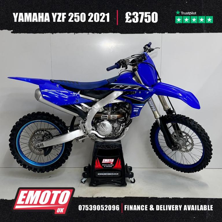 YAMAHA YZF 250 2021 Motocross Bike 250cc @EmotoUK - Finance Available