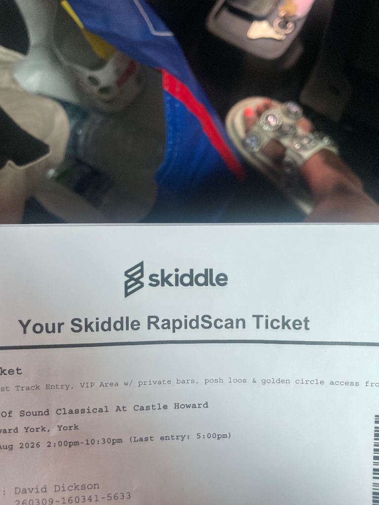 2x RapidScan Ticket for Classical At Castle Howard