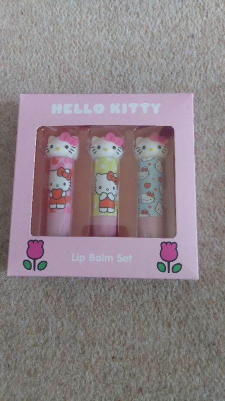 Hello Kitty Lip Balm Set – Brand New, Still Boxed
