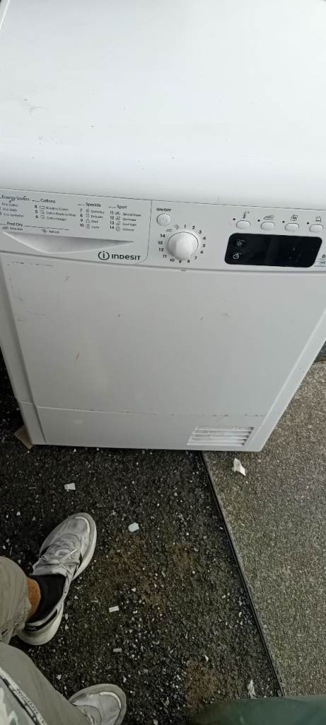 Indesit Tumble Dryer - White, Good Condition