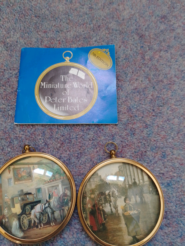 Two Peter Bates Vintage Minatures 