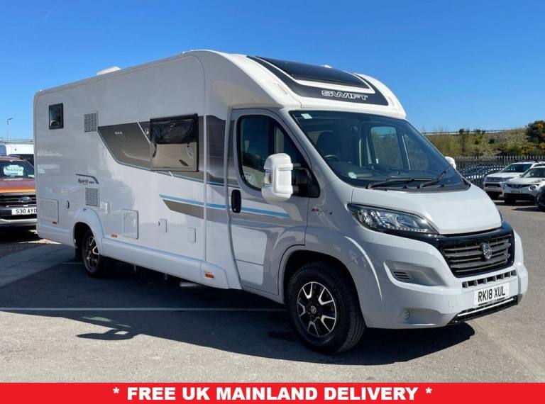 2018 Fiat SWIFT SPIRIT 684 2.3 35 129 BHP MULTIJET II 4 BERTH MOTORHOME Diesel Manual