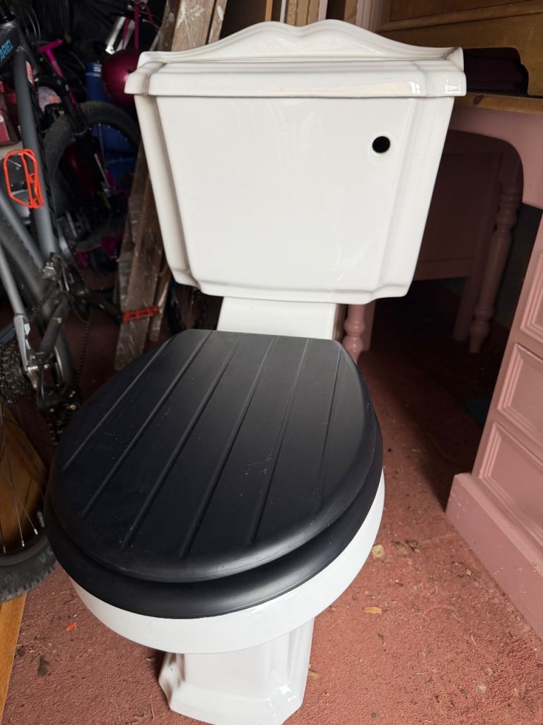 Traditional ceramic toilet