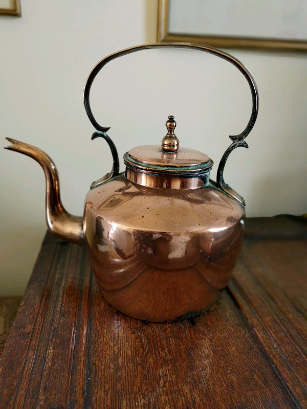 Victorian copper kettle 