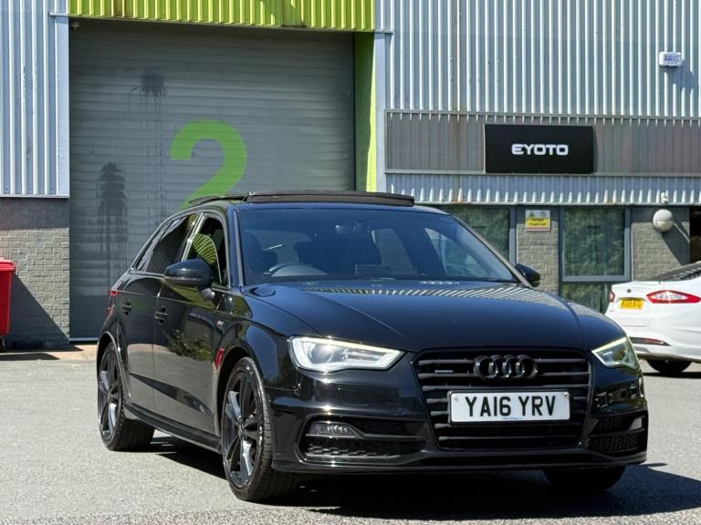 2016 Audi A3 2.0 TDI S line Sportback S Tronic quattro Euro 6 (s/s) 5dr (Nav) HATCHBACK Diesel Au...