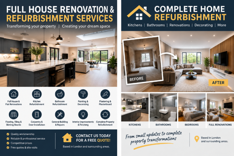Full House Renovation & Refurbishment Experts