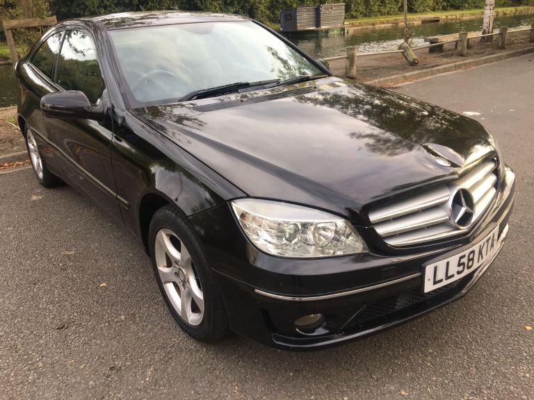 Mercedes Benz CLC 1.8 • Ulez Free • Year MOT • C Class Coupe • Full Service History • Black
