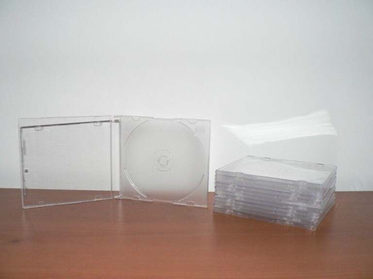 12 x empty slim CD / DVD cases